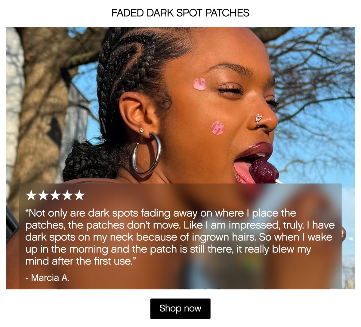 Faded Dark Spot Patches