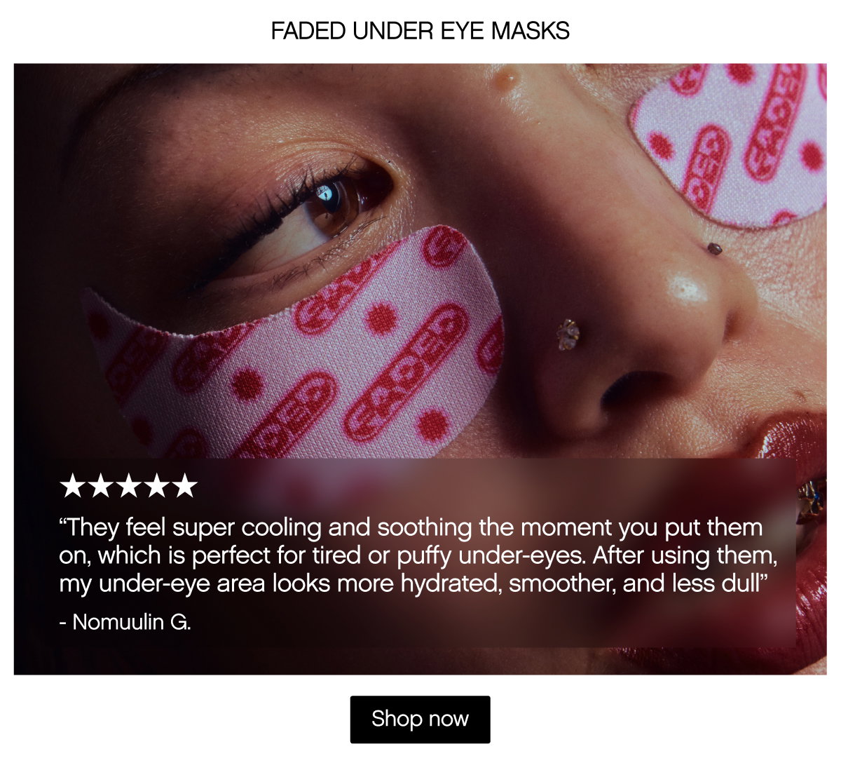 Faded Under Eye Masks