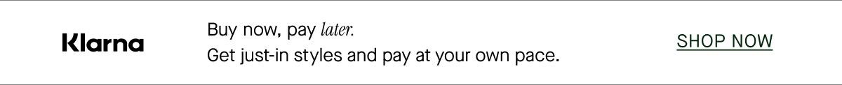 Buy now, pay later.