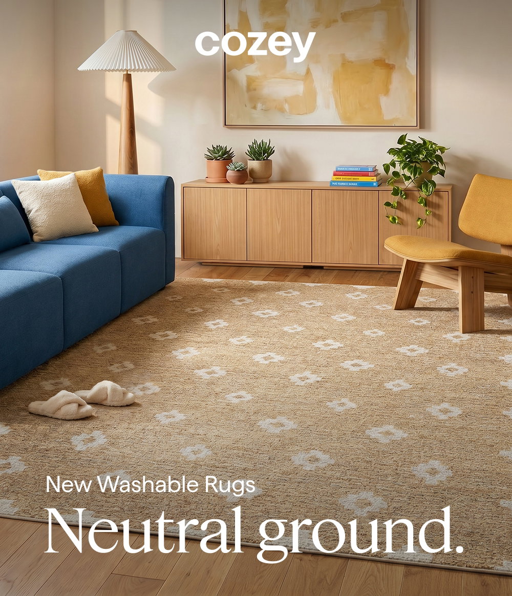 New Washable Rugs. Neutral ground. New washable rugs are here in neutral, transition colors, perfect for tying your space together and giving both you and your eye a soft resting place. Shop now.