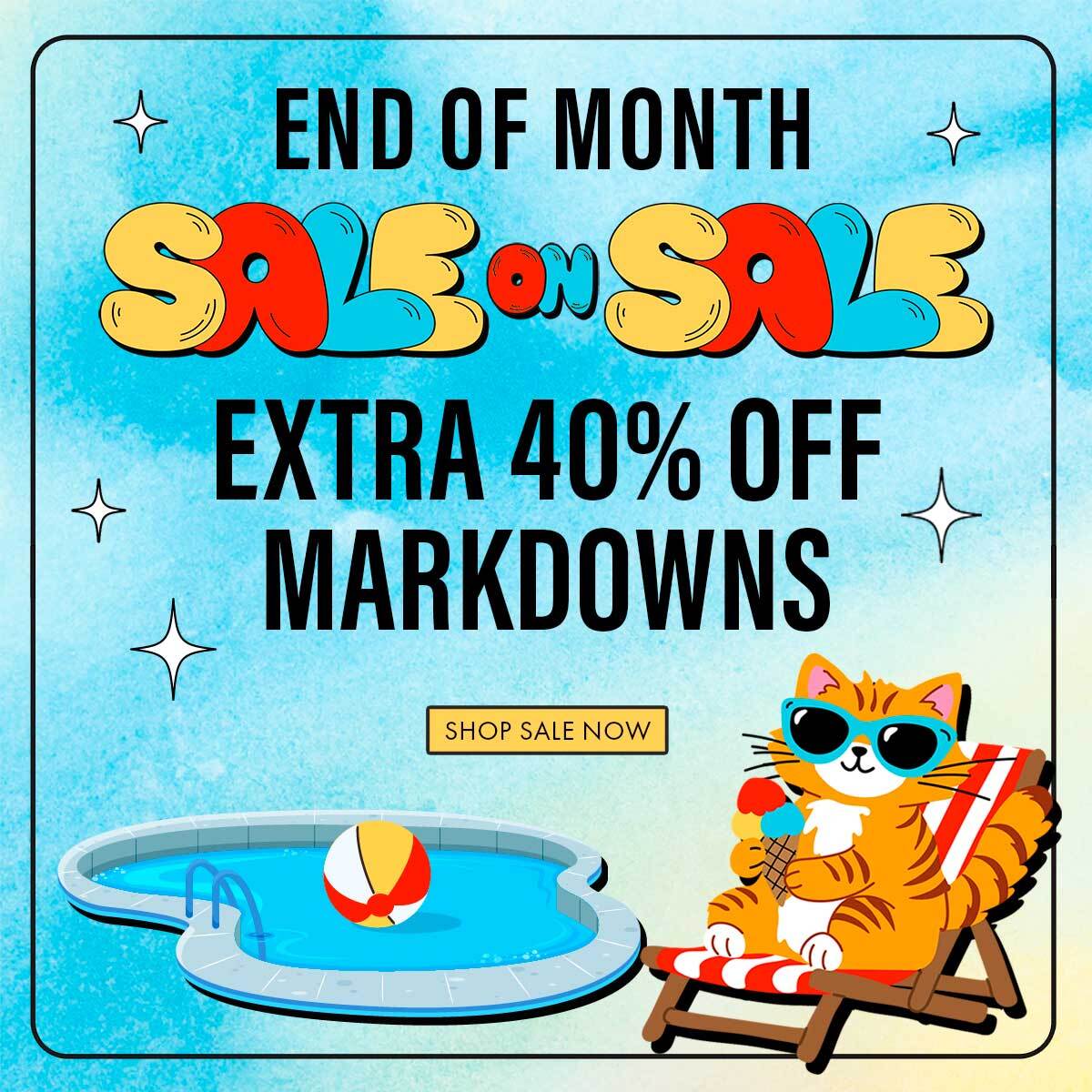 Extra 40% off Sale