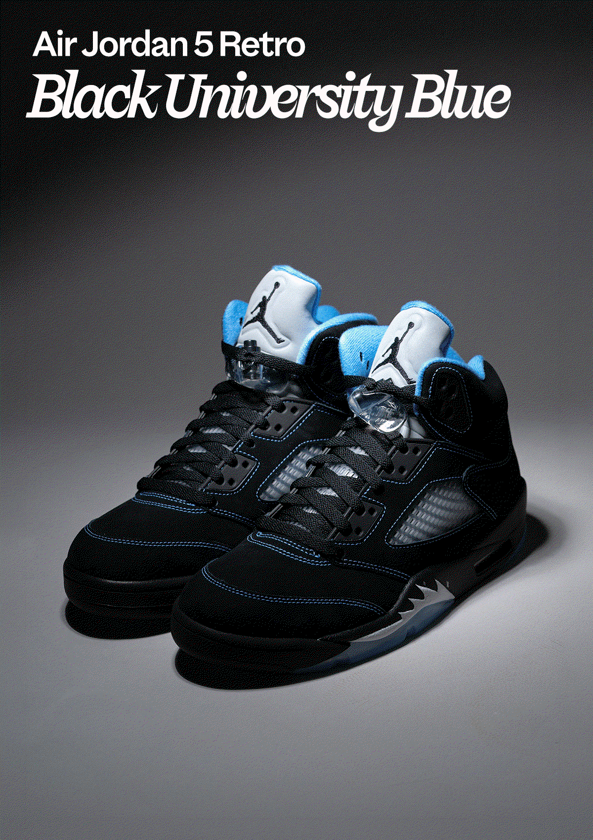 Air Jordan 5 Retro Black University Blue