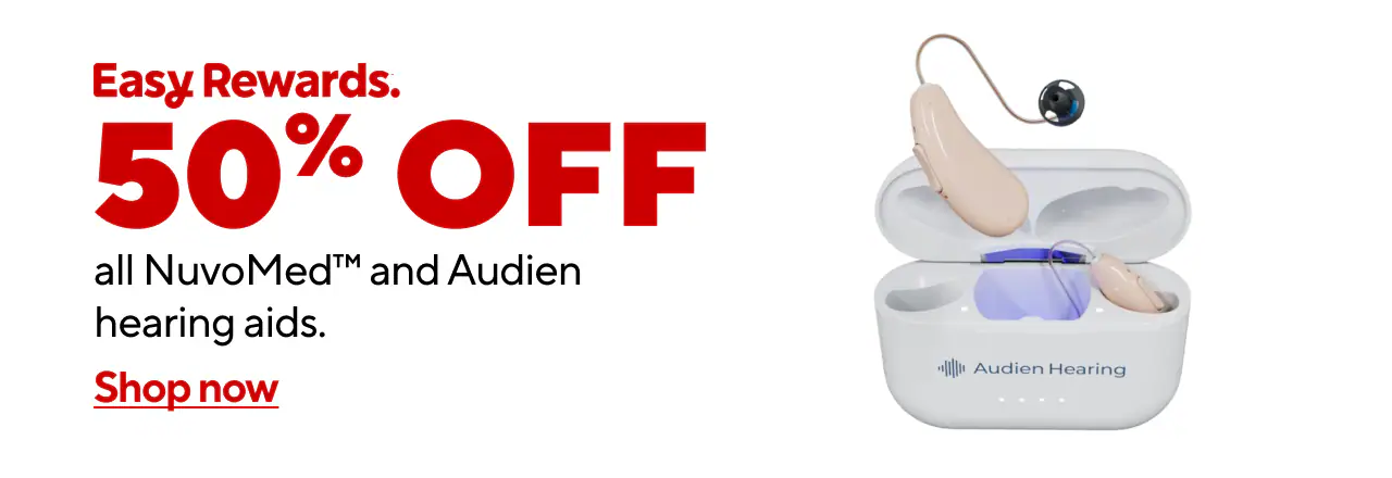 Members Only Offer: 50% off All Hearing Aids