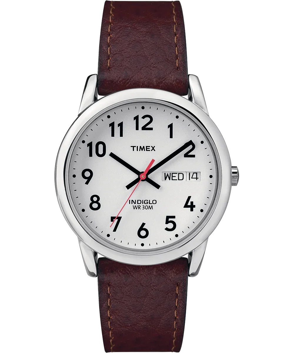 Image of Easy Reader Day Date 35mm Leather Strap Watch