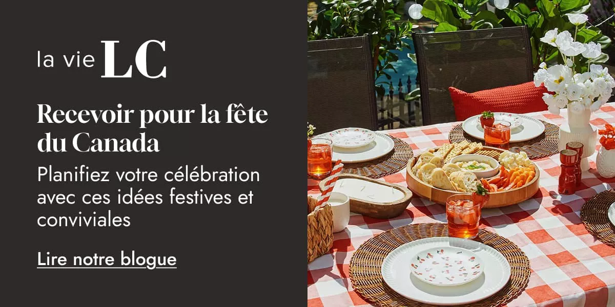 Recevoir pour la fête du Canada