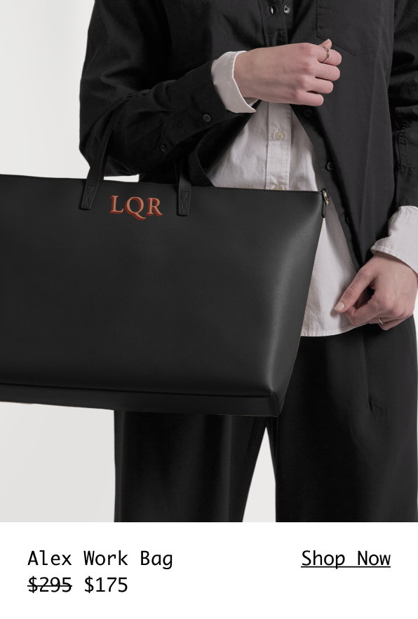 Shop the Alex Work Bag in Black for $120 off >