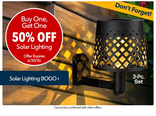 Shop Solar Lighting BOGO