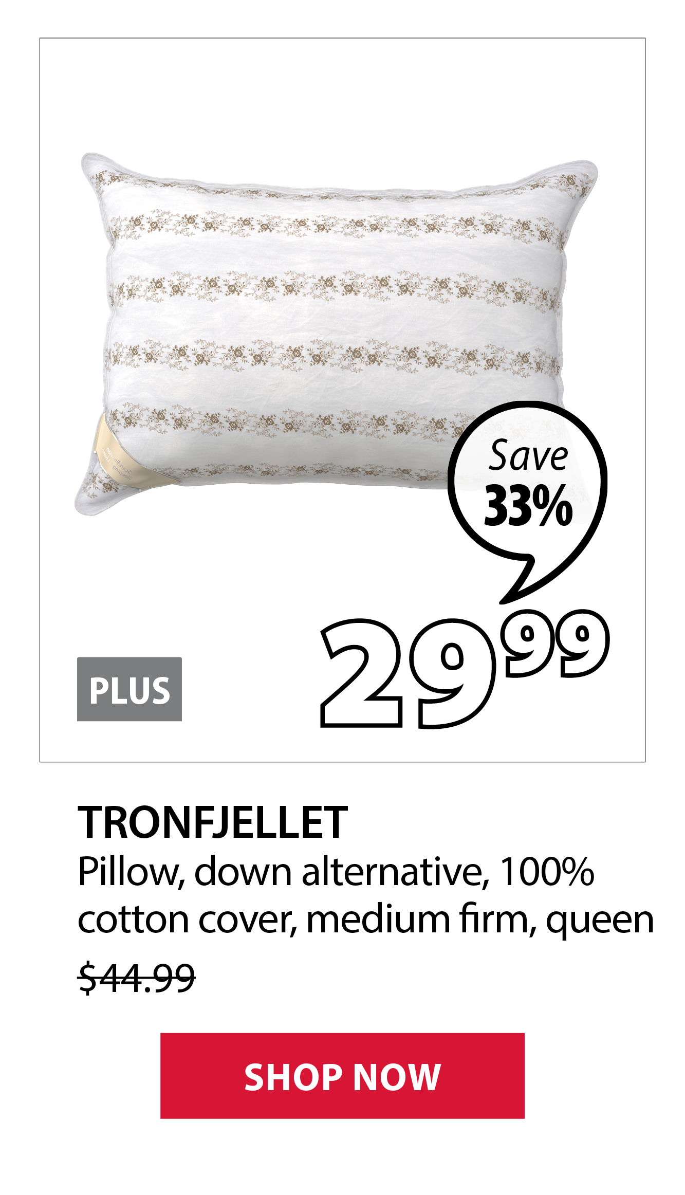 TRONFJELLET Pillow | Save 33%