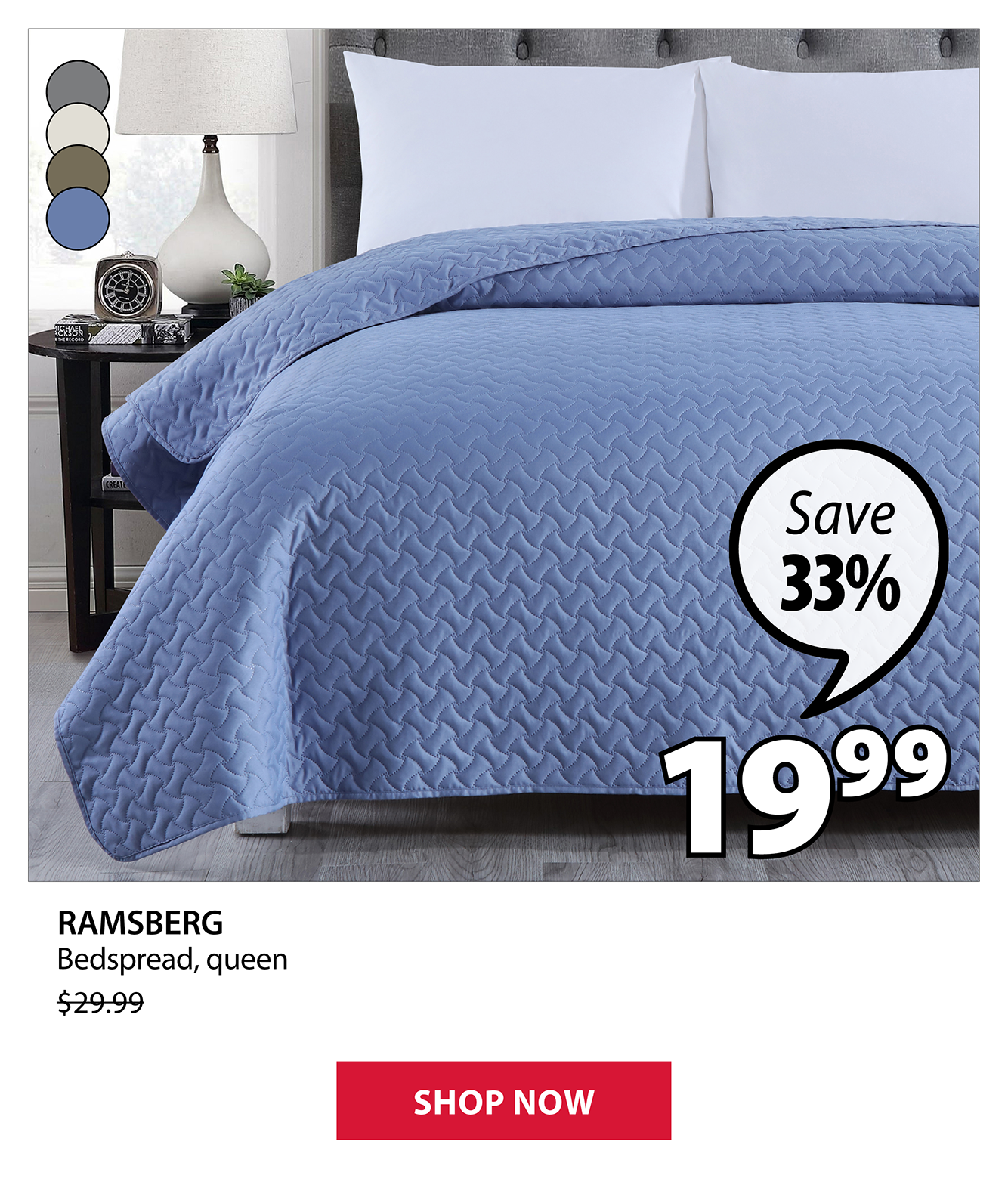 RAMSBERG Bedspread | Save 33%