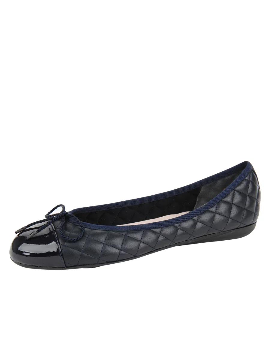 Image of Best Quilted Leather Ballet Flat