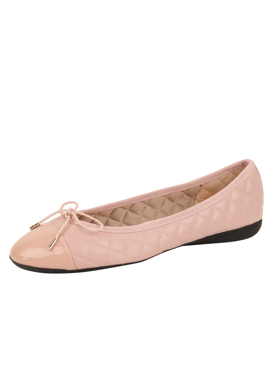 Image of Best Quilted Leather Ballet Flat
