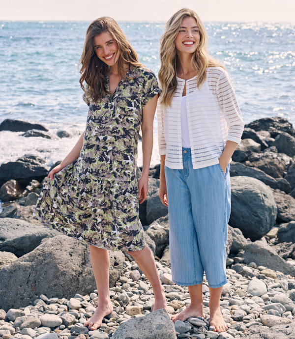 Sommer-Kleid mit schönem Print