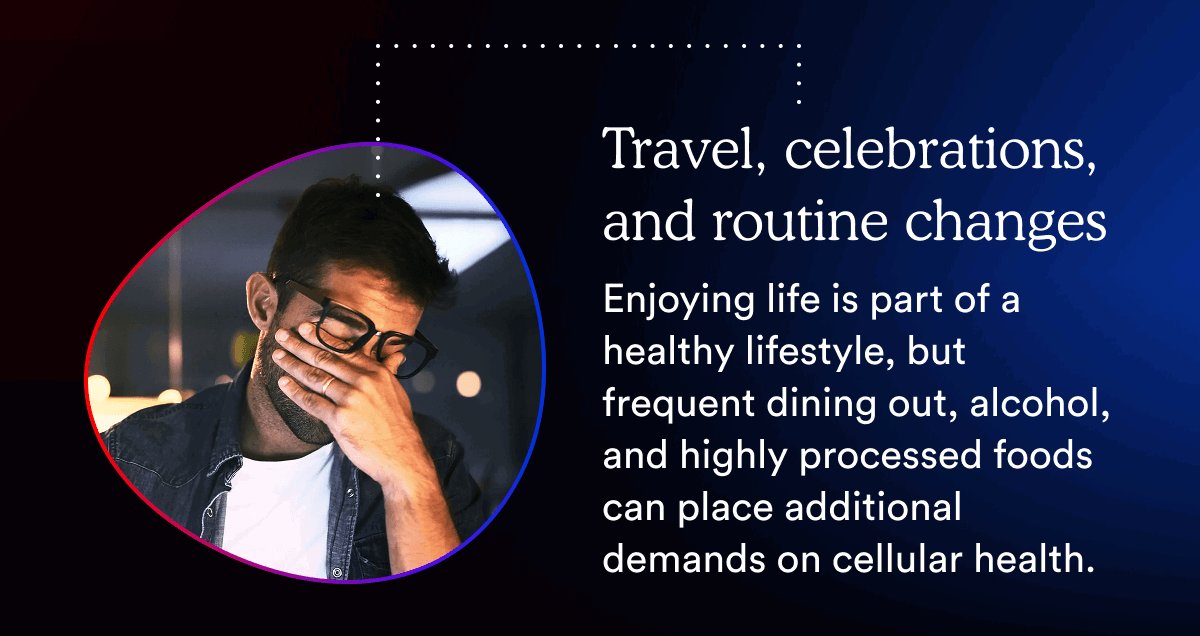 Travel, celebrations, and routine changes