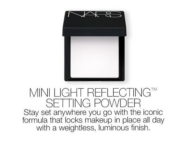 Slot 4: Stay set anywhere you go with Light Reflecting™ Setting Powder to lock makeup in place all day.