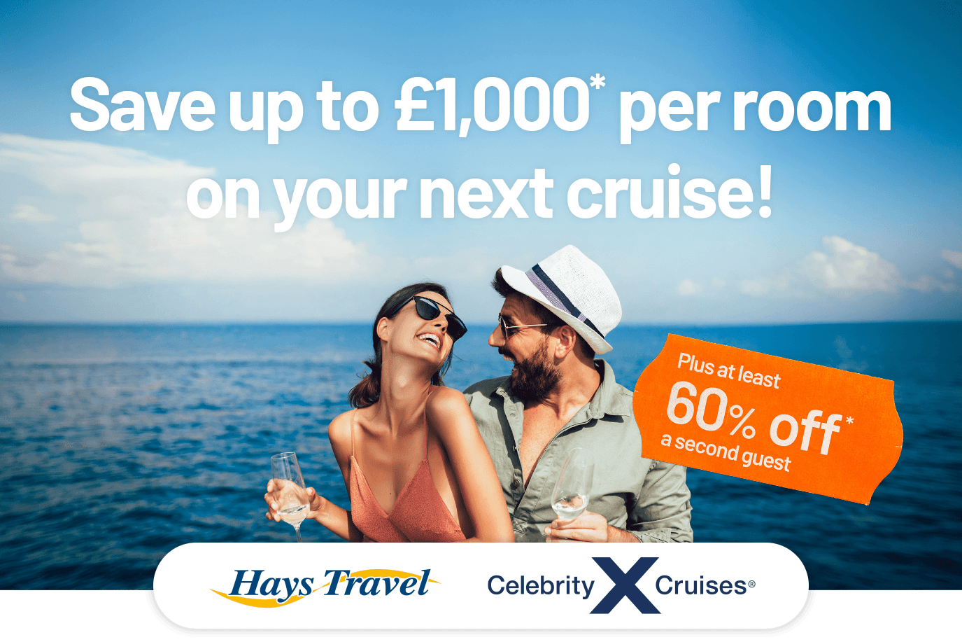 Save up to £1,000* per room on your next cruise!