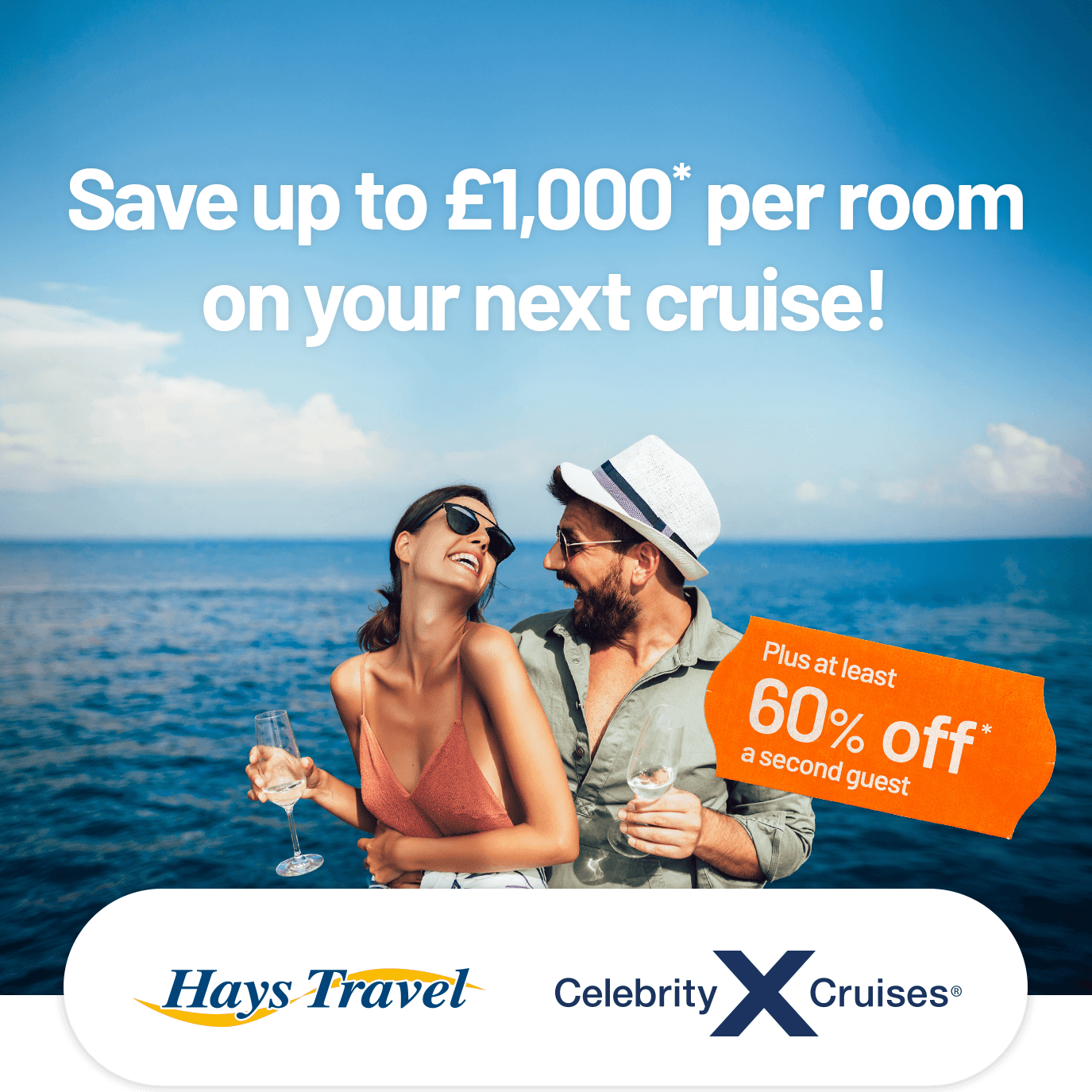 Save up to £1,000* per room on your next cruise!