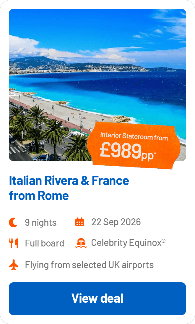 Italian Rivera & France from Rome