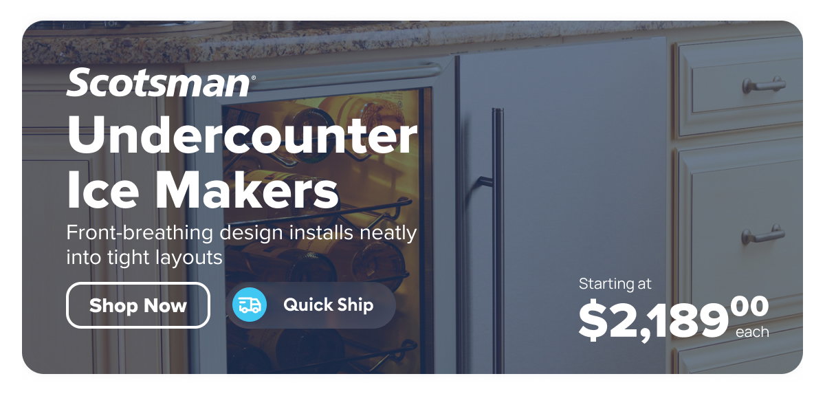 Scotsman Quick Ship Commercial Undercounter Ice Machine