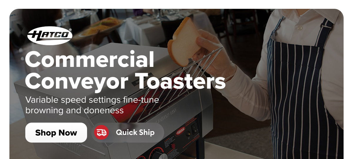 Hatco Quick Ship Commercial Conveyor Toasters