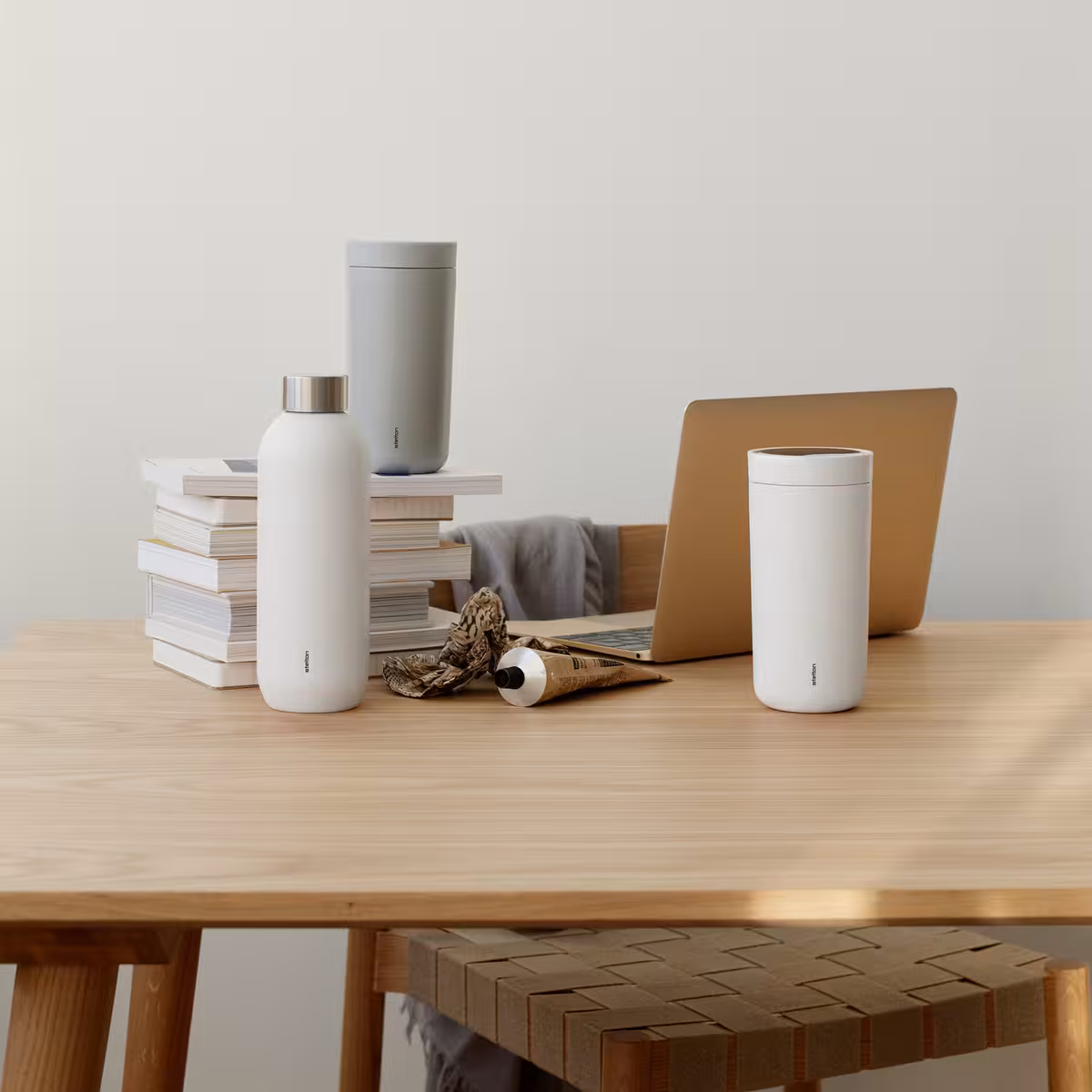  Stelton Keep Cool termosflaska 0,6 liter, soft chalk