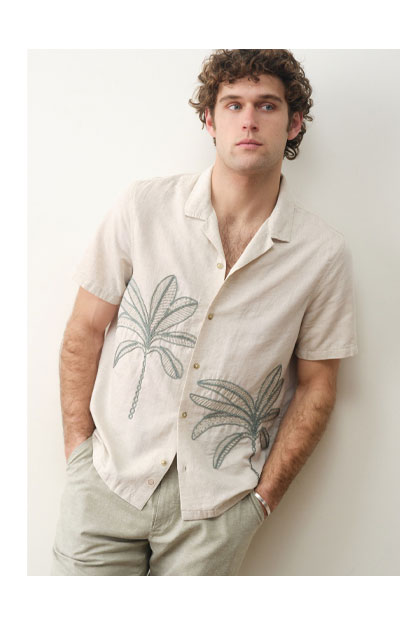 Embroidered Resort Shirt