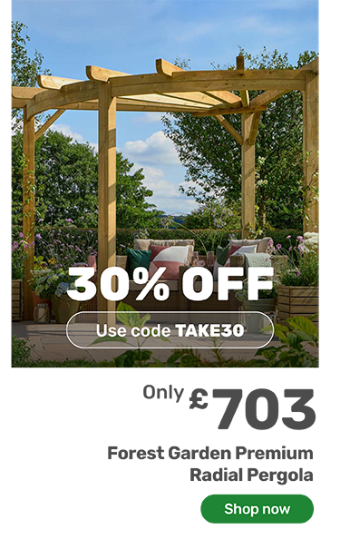 Forest Garden Premium Radial Pergola. Only £703