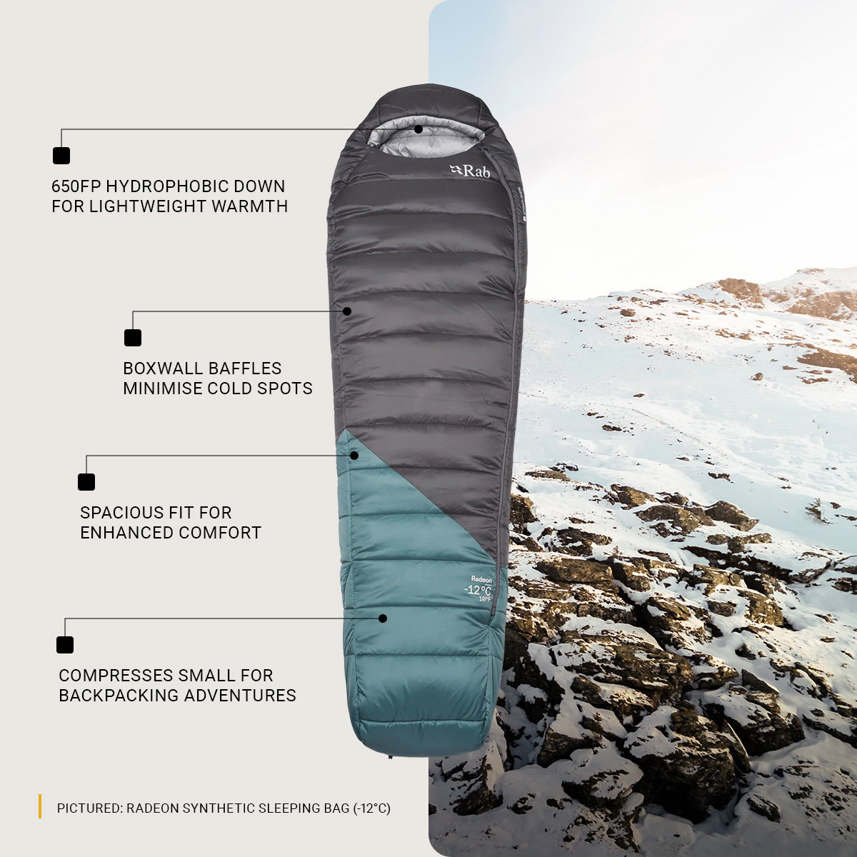 Rab Radeon Synthetic Sleeping Bag