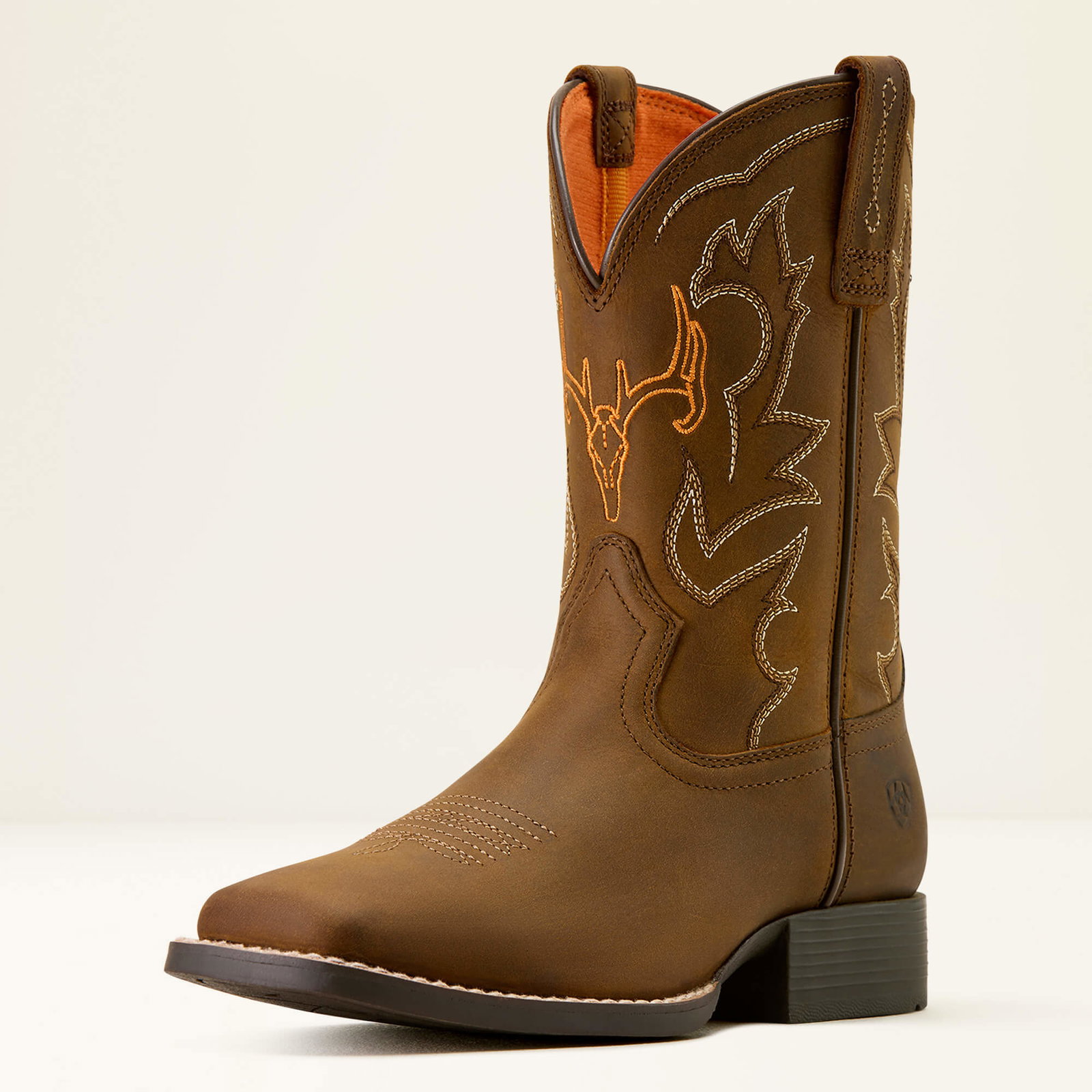 Kids’ Deer Ridge Wide Square Toe Western Boot