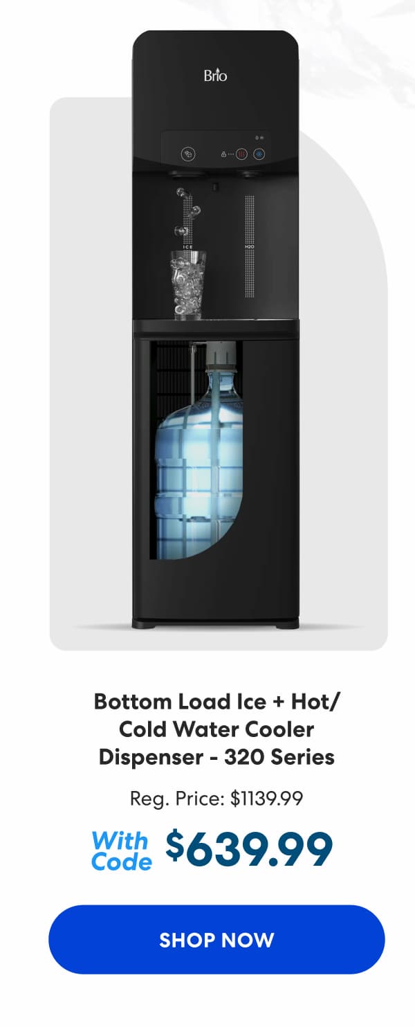 Bottom Load Ice + Hot/Cold Water Cooler Dispenser - 320 Series