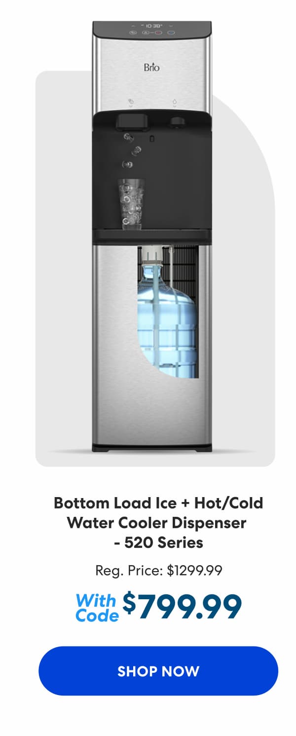 Bottom Load Ice + Hot/Cold Water Cooler Dispenser - 520 Series