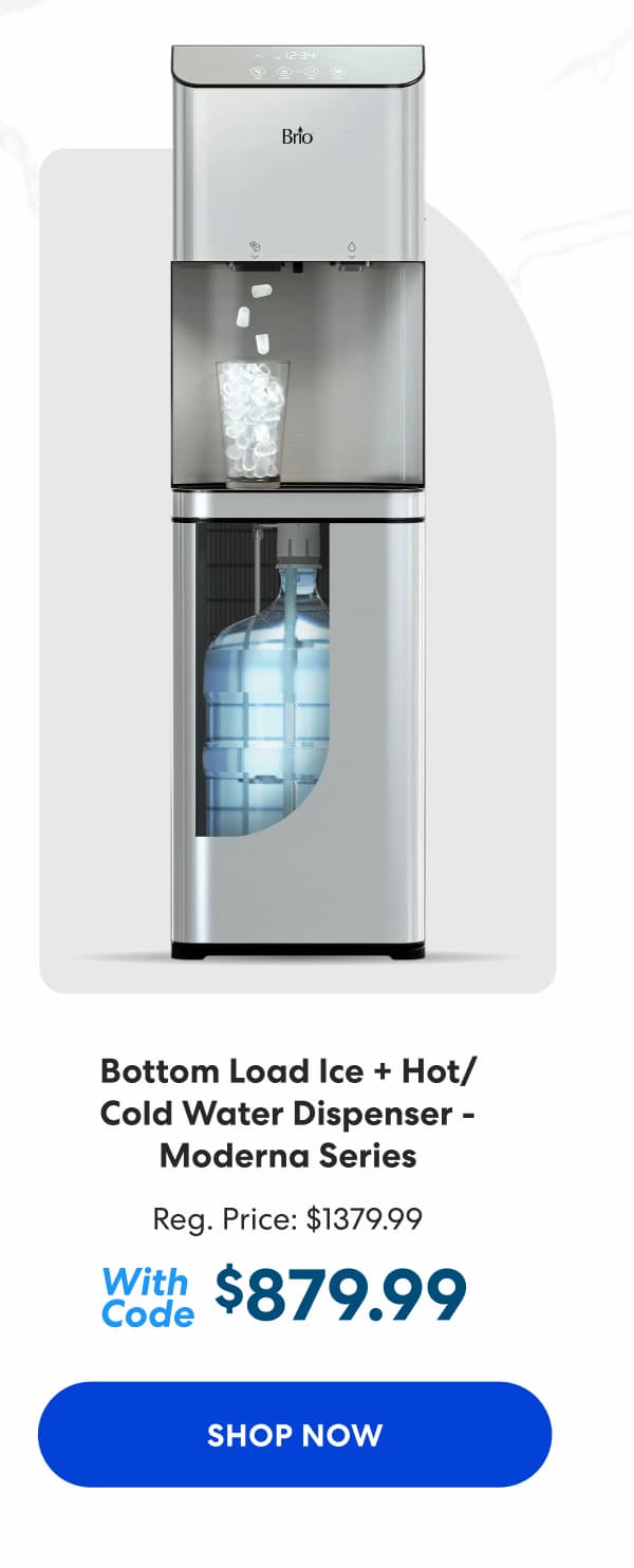 Bottom Load Ice + Hot/Cold Water Dispenser - Moderna Series
