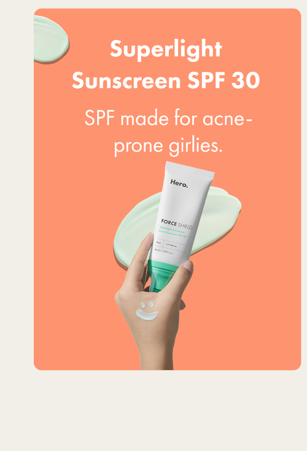 SUPERLIGHT SUNSCREEN SPF 30