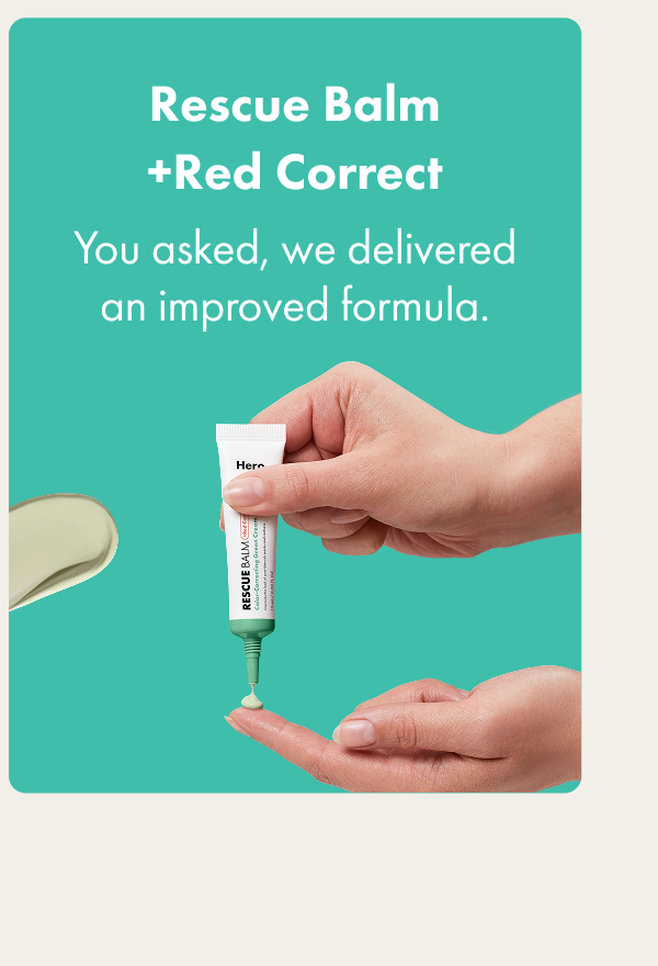 RESCUE BALM + RED CORRECT