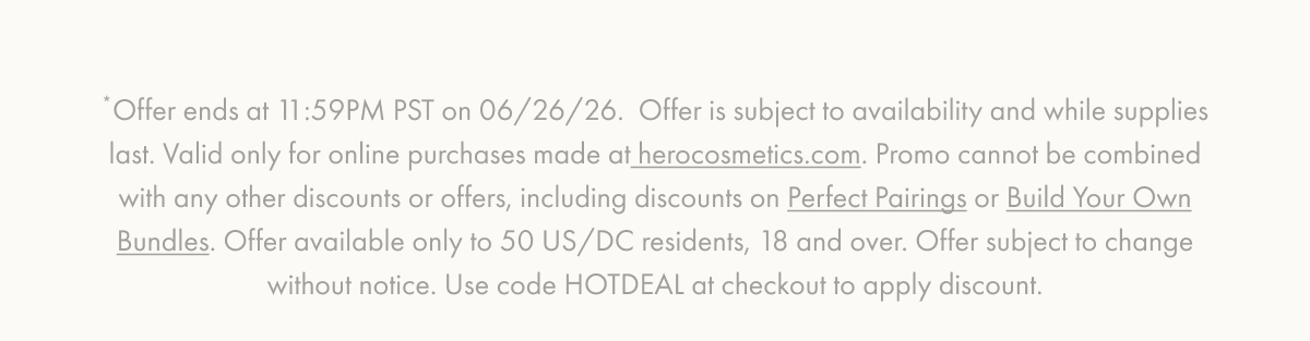 OFFER ENDS AT 11:59PM PST ON 6/26/26.