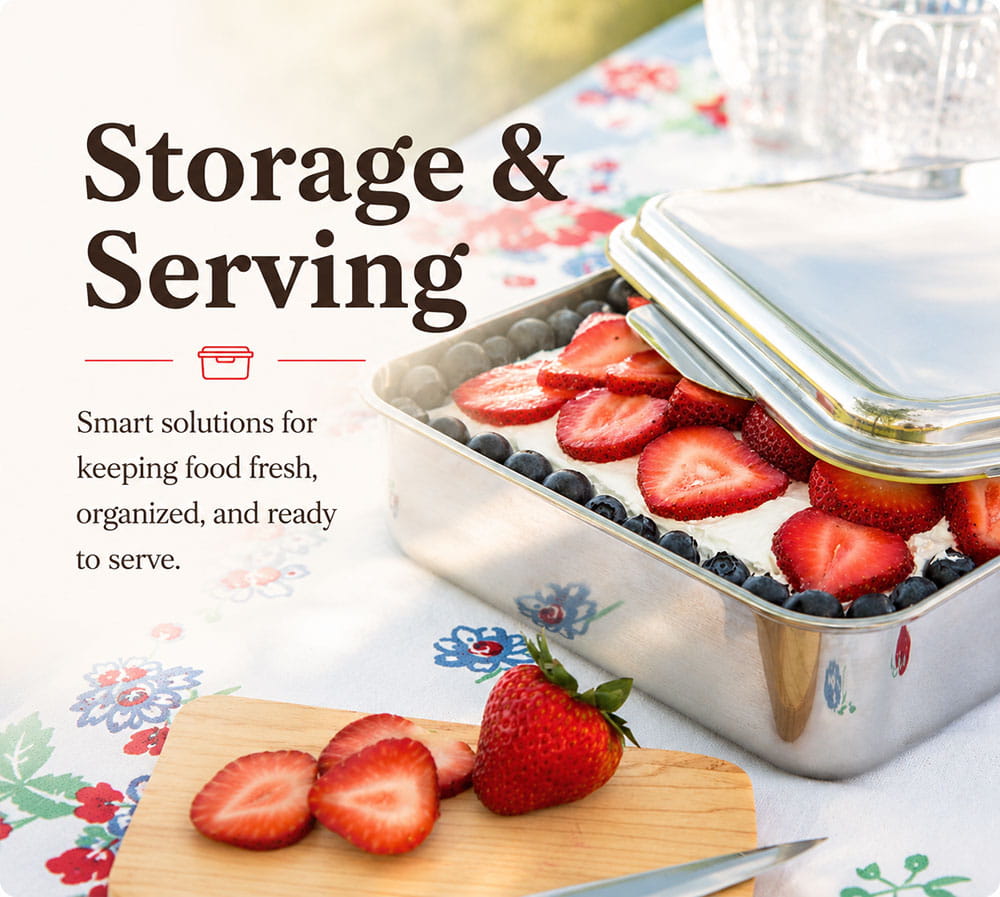 Kitchen Storage and Serving