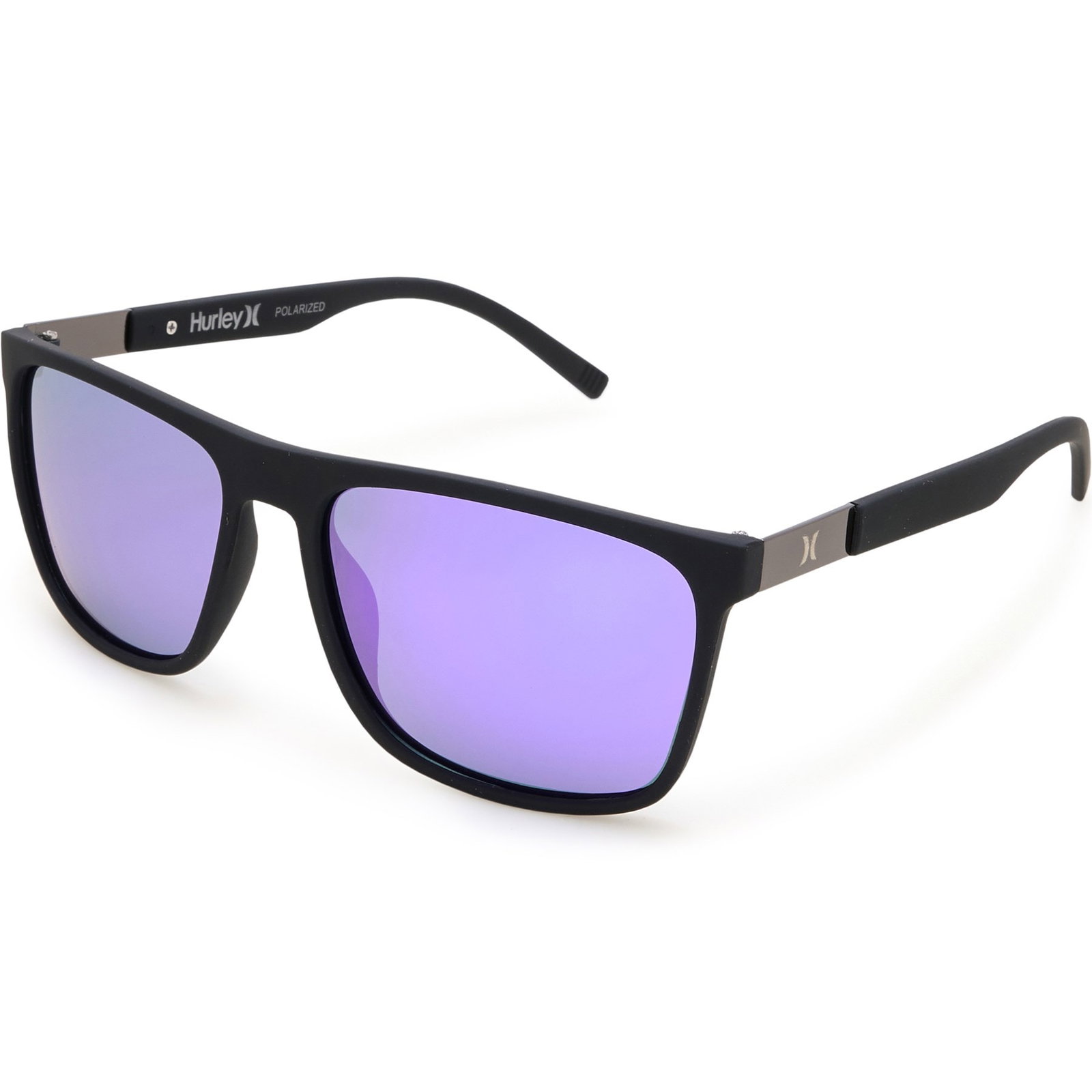Hurley Square Sunglasses for Men | Charcoal Black | Lightweight Fabric