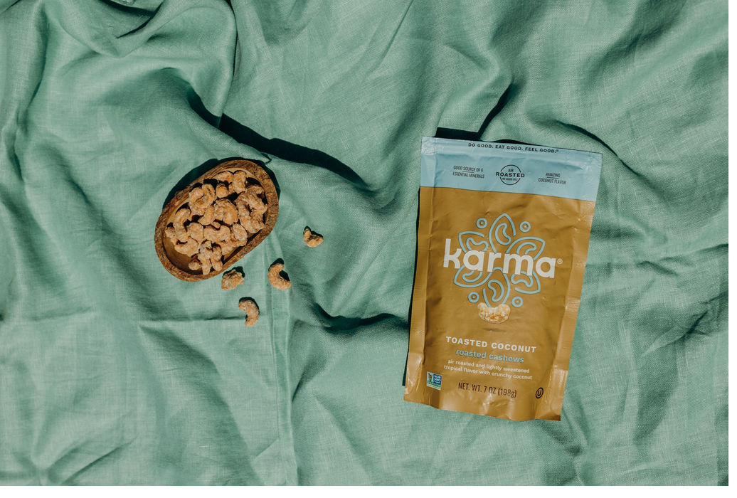 Karma Nuts snack packs for camp