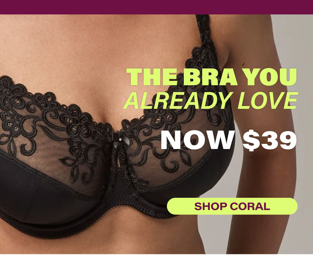 Coral Underwire Bra - $39*