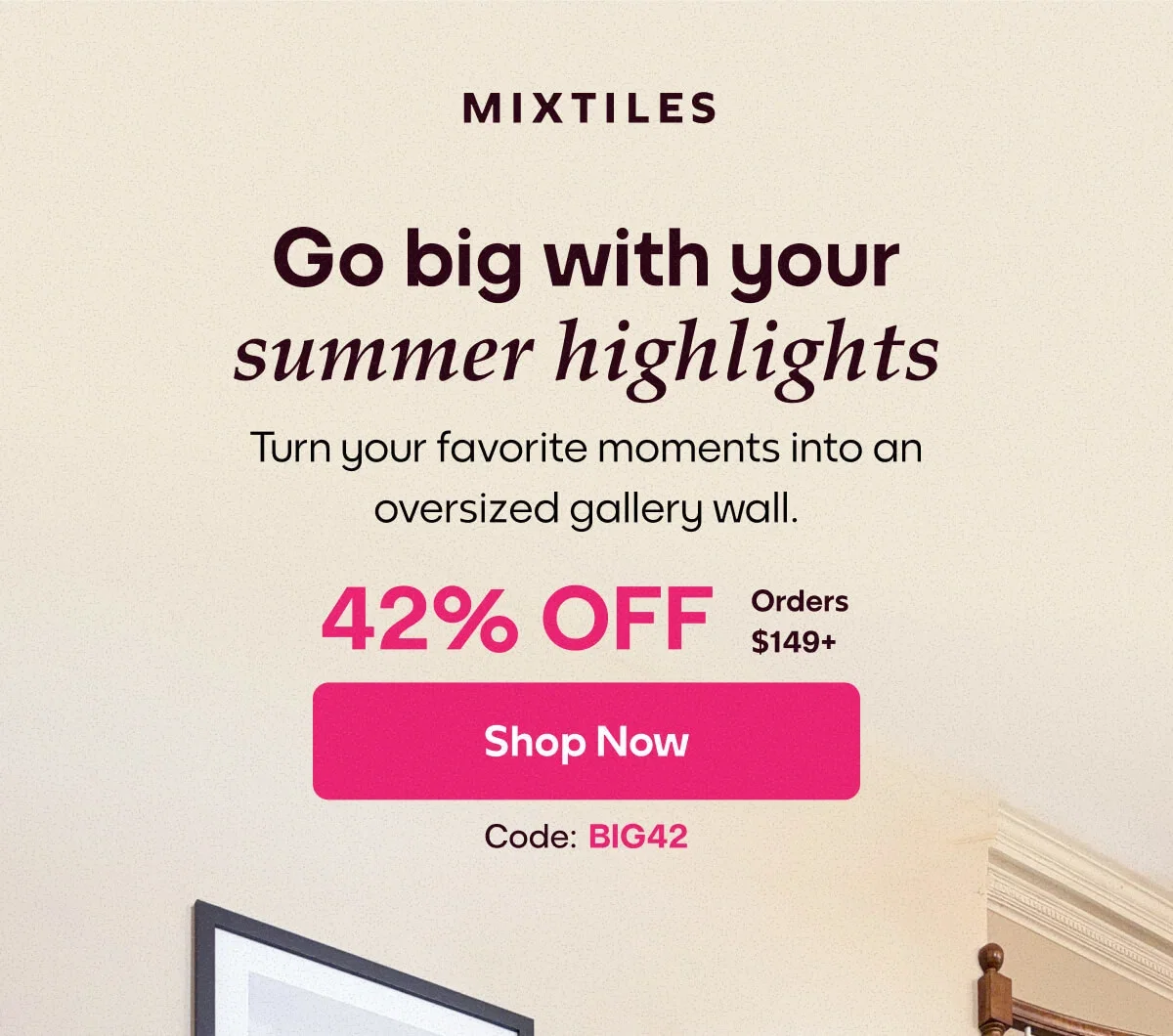[MIXTILES] Go big with your summer highlights with Mixtiles. | ORDER NOW