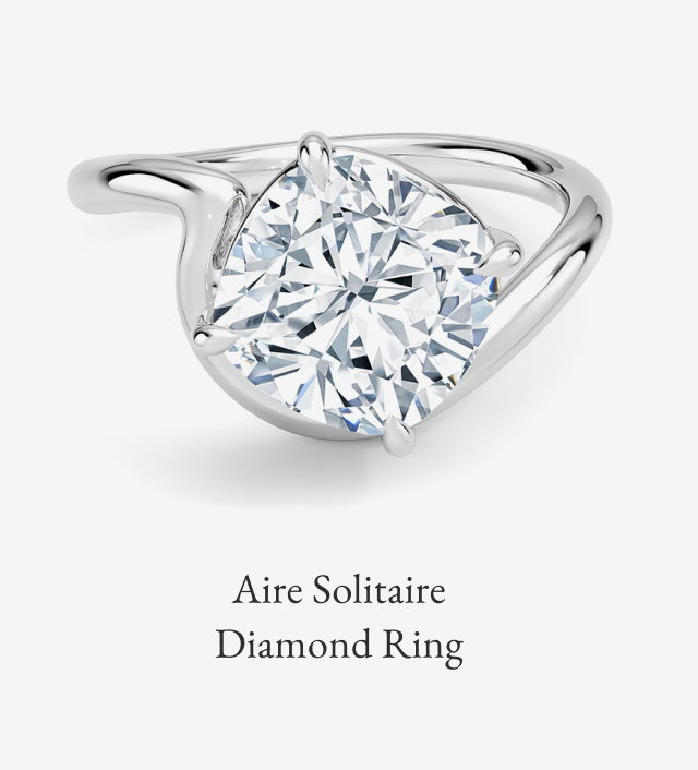 Aire Solitaire Ring