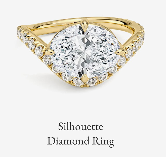 Silhouette Diamond Ring
