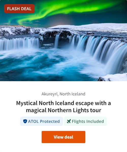 Mystical North Iceland escape with a magical Northern Lights tour
