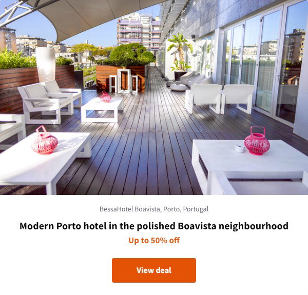 Modern Porto hotel in the polished Boavista neighbourhood