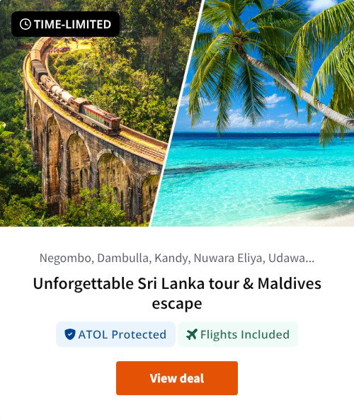 Unforgettable Sri Lanka tour &amp; Maldives escape