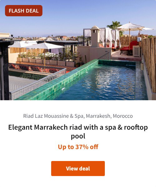 Elegant Marrakech riad with a spa &amp; rooftop pool