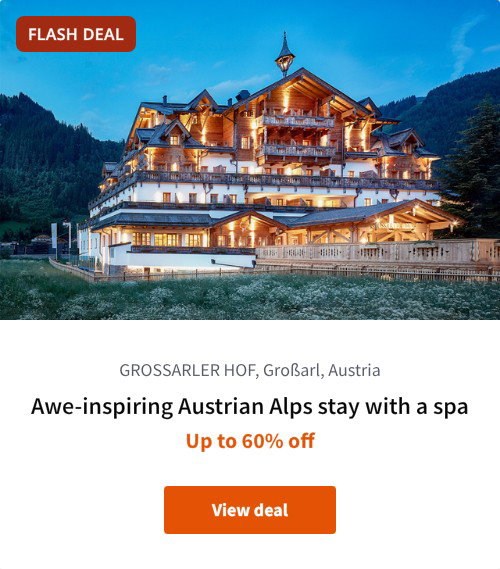 Awe-inspiring Austrian Alps stay with a spa