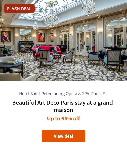 Beautiful Art Deco Paris stay at a grand-maison