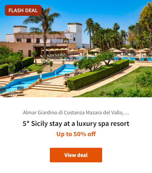 5* Sicily stay at a luxury spa resort