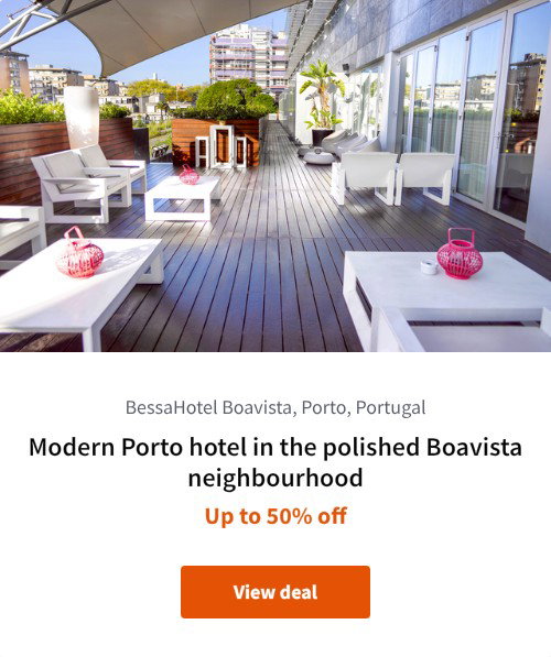 Modern Porto hotel in the polished Boavista neighbourhood