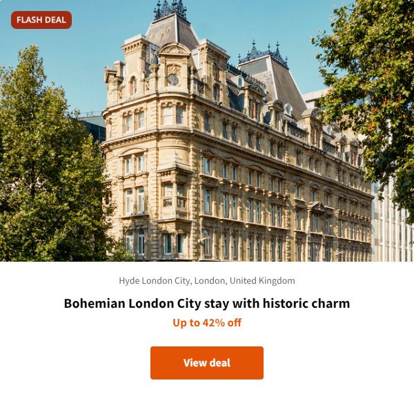 Bohemian London City stay with historic charm